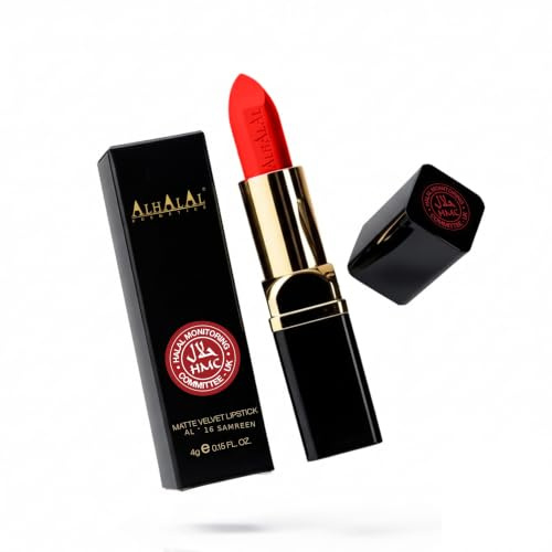 Halal MATTE VELVET LIPSTICK Long Lasting up to 16h Vegan and Cruelty-Free (AL-16-SAMREEN) | Alcohol-free