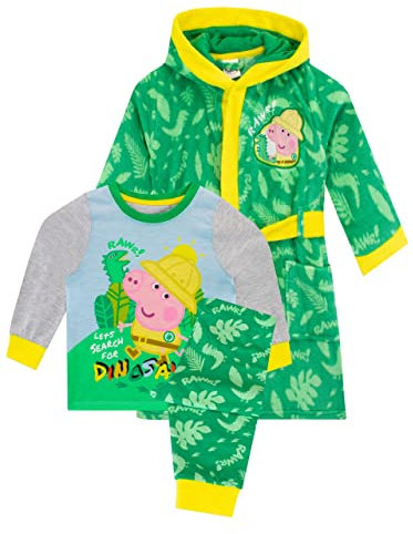 Peppa Pig Boys George Pig Dressing Gown and Pyjama Set