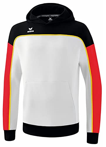 Erima Unisex Kid's „CHANGE hooded sweatshirt, white/black/red, 128