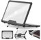 SEYMCY Funda rígida protectora para MacBook Pro de 13 pulgadas 2022/2020/2018 con soporte plegable para A2338 A2289 A2251 A2159 A1989, color negro