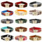 Uiopa Hundehalsband mit Namen und Telefonnummer, Halsband Hund Personalisiert auf Metall Steckverschluss, Verstellbare Hundehalsbänder für Kleine Große Hunde, Hundeleine und Fliege Erhältlich