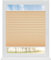 RENA Plissee ohne Bohren Rollos für Fenster | Faltrollos für Fenster & Tür | Plisseerollo nach Maß Verdunkelung | Fenster Rollos für Innen | Jalousie Vanille 75x200 cm
