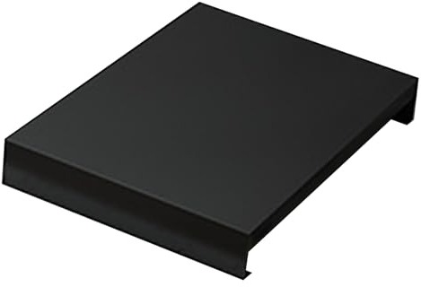 Tyenaza Cubierta Superior de la Estufa, Tablero de la Cubierta de la Estufa, Cubierta de la Estufa de Gas de Acero Inoxidable, para La Estufa Eléctrica Cubierta del Quemador, Negro(48 x 40 x 9 cm)