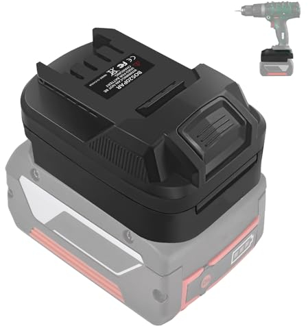 TPDL Adaptador de batería para herramienta eléctrica Parkside de 18 V, convertidor para Bosch GBA Professional System batería a para Parkside 20 V XTeam Serie Herramientas eléctricas (no batería)