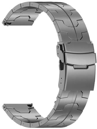 Bracelet en Métal Titane pour Amazfit Balance Falcon GTR 4, Huawei GT 4 46mm et 4 Pro - 22mm - Adapté aux Montres Intelligentes Hommes (Argent, pour Amazfit Balance)