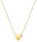 Symretie Kleine Goldkette mit Buchstaben M,Damen 14K Gold Vergoldet Initiale Halskette Herz Buchstabe Kette mit Gold Herz Anhänger Kette
