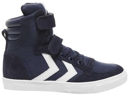 Hummel Unisex Kinder Slimmer Stadil High Jr Sneaker, Dress Blues, 31 EU