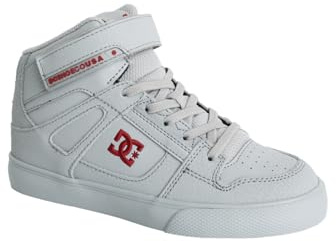 DC Shoes Pure High-Top EV - High-Top Leather Shoes for Kids - High-Top-Lederschuhe - Kinder - 30 - Grau,