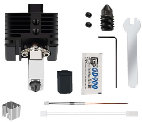 Hotend Per Bambu Lab X1 X1c X1e Hotend Estrusore Ad Alta Temperatura Da 0,4 Mm Per Bambu Lab X1 X1c X1e Stampante 3d Con Calza In Silicone E Ugello In Acciaio Temprato