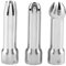 Baxnore 3PCS Stainless Steel Nozzle, Whipped Cream Dispenser, Reusable Cream Nozzle, Safe Cream Nozzle, Whip Cream Dispenser Nozzle for Kitchen