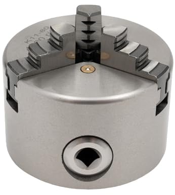 3 Backen Drehfutter 80mm Durchmesser Spannbereich 2–22mm Selbstzentrierendes Dreibackenfutter 4000 U/min 3-Backenfutter mit Spannfutterschlüssel