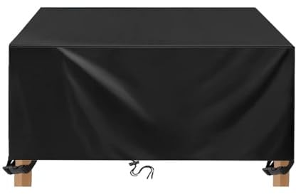 AEXOIO Abdeckung Für Gartenmöbel Nach Maß 230x130x90cm/LxBxH 420D Oxford Gewebe Winterfest Gartenmöbel Abdeckhaube,Gartenmöbelabdeckung XXL,Abdeckhauben & Hüllen Lounge für Gartentische
