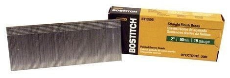 BOSTITCH BT1350B 2-Inch 18-Gauge Brad Nails, 2000-Per Box by BOSTITCH (English Manual)