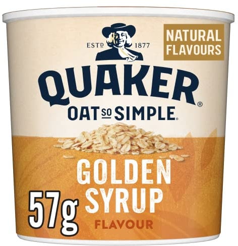 Quaker Oat So Simple Golden Syrup Porridge Pot, 57g