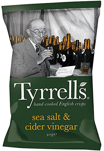 Tyrrells Sea Salt & Cider Vinegar Crisp 40g X 14 (Pack of 14)