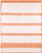 Transparente Bistrogardine Raffoptik mit Stangendurchzug in Voile, schlicht und modern in vielen erhältlich (100 x 110 cm/apricot - orange)