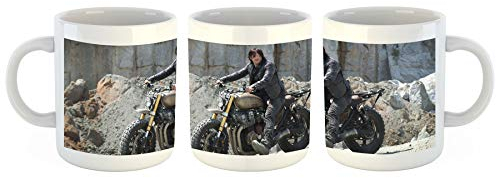 Unified Distribution The Walking Dead - Daryl Dixon - Norman Reedus - Tasse mit Motiv Bedruckt, 300ml C-Henkel. Tolles Geschenk für Büro, Küche, Geburtstag, Ihre Neue Lieblingstasse zum Frühstück