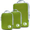 Cipway Kompressions-Packwürfel-Set, ultraleicht, erweiterbar, Reise-Organizer für Handgepäck (grün, 3 Stück)