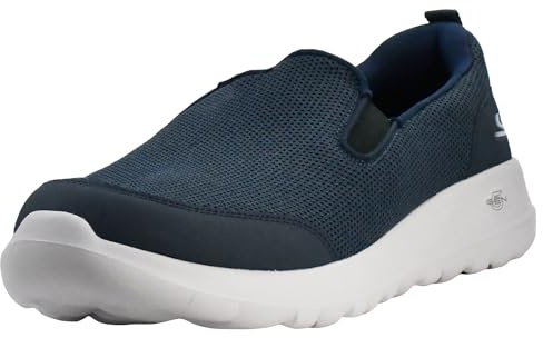 Skechers Men's Go Max Clinched-Athletic Mesh Double Gore Slip on Walking Shoe, Navy, 12 UK X-Wide