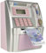 LB Geldautomat Spardose Lustige Sparschwein für Kinder Geburtstagsgeschenk mit EC Karte, Passwort Login Sprachansagen,Rosa(Euro Version)