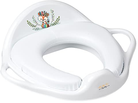 TEGA BABY® Toilettensitz für Kinder Toilette, WC-Sitz Rutschfest Sicher Stabil und TÜV Rheinland-geprüft, Töpfchen für Kinder Toiletten Trainer, Motiv Wilder Westen, Weiß