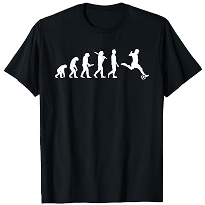 Football Évolution Cadeau Pour Joueurs De Foot T-Shirt