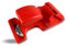 Araseur vice-versa couteau à moquette ou lino | Lame crochet cutter | Tous revêtement de sols | Poignée ergonomique | Ambidextre | PVC rouge 21 * 11 cm | Double maintien de la lame | Kibros ARASO1