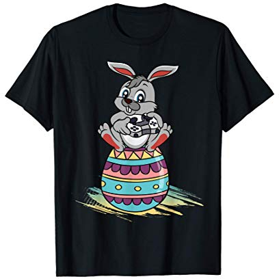 Gaming Easter Bunny Gamer Boy Girl Video Game Controller Kid T-Shirt