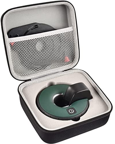 Tasche für Bosch Linienlaser Atino Integriertes Maßband, Organizer Tragetasche für Gelpad, Schutzkappe für Gelpad, Pin-Adapter, AA-Batterie Zubehör, Großes Fassungsvermögen-Schwarz (Nur Fall)