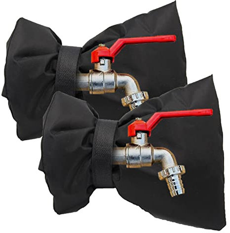 FUFRE Funda para grifo exterior, funda de protección para grifo exterior Contra el Gel, manta isotérmica anticongelante, nieve, lluvia, granito, frío, 15 x 21 cm (estilo Coller)