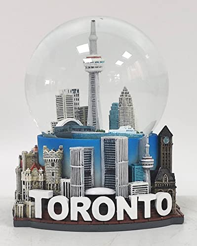 Zizo USA Inc Toronto 3D-Schneekugel, Souvenir, Ornament für Zuhause, Auto, Geschenk für Frauen, Kinder, Mädchen, Enkelin – 7,6 cm