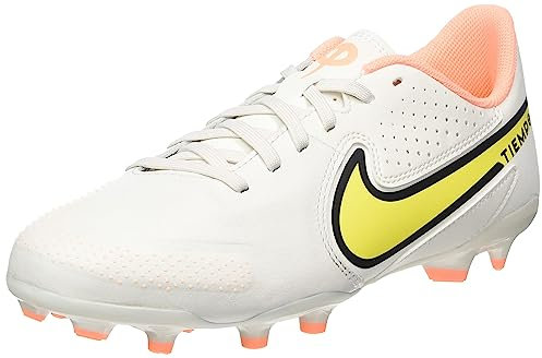 NIKE Jr. Tiempo Legend 9 Academy MG, Sneaker, Phantom Yellow Strike Sunset Glow, 32 EU