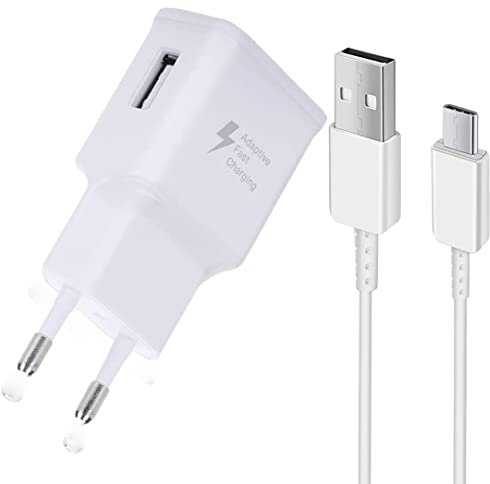 PH26 - Cargador rápido 3A + cable USB C para Cubot King Kong 3 - Cargador ultra potente 3A con cable tipo C - Transferencia de datos ultrarrápida