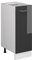Vicco Apothekerschrank R-Line, Anthrazit Hochglanz/Weiß, 30 cm ohne Arbeitsplatte