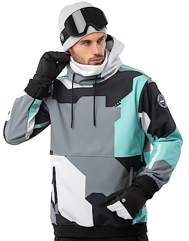 SIROKO - Snowboardjacke W1 Ushuaia - XXL - Türkis/Grau
