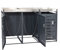 Cache-Poubelle pour 3 poubelles HWC-H40b, Box pour poubelles, bac à Plantes INOX-métal combiné 63kg 110x175x62cm Extensible