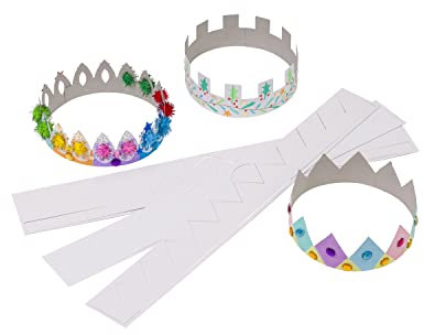 EDUPLAY Papierkronen 12er Set