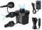 Bomba de Aire Eléctrica. Inflador - Desinflador Portátil para Piscinas, Colchonetas. Hinchador para Colchones, Flotadores, Envase al Vacío, con 3 Boquillas y Enchufes para Casa y Coche. 240V AC/12V DC