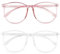Dolarosey Blue Light Blocking Glasses Oversized frame for Computer/Phone/Pad/Game, Anti Glare Fatigue Avoids Headaches Eye Strain, (Frame Width/ 140MM), (Lens Width/ 55MM)