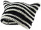 XehCaol Y2k Cat Beanie,Lustige Mütze Mit Ohren Katzenohren Strickmützen Knitted Hat Cat Ears Teufel hörner Mädchen Y2k Grunge Accessoires (White+Black)