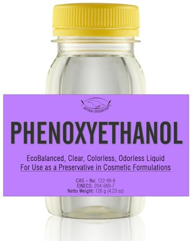 FENOSSIETANOLO - 120 g - Grado cosmetico - Liquido ecobilanciato, trasparente, incolore e inodore - Da utilizzare come conservante nelle formulazioni cosmetiche