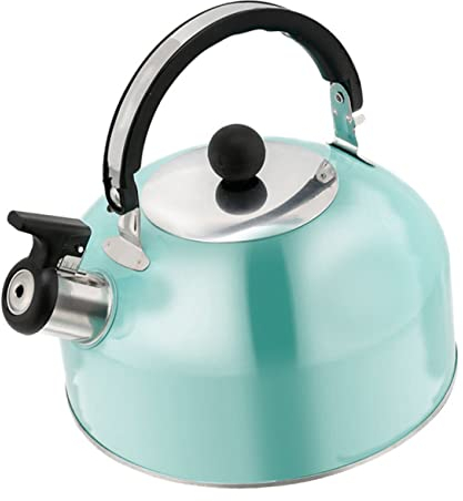 UPKOCH Pot Mini Chauffe- Thé En Acier Inoxydable Bouilloire Mini Poêle Métal D'Eau Bouillante Moderne Bouilloire Sifflement Thé Bouilloire Bouillie Bouilloire Plat Sifflet
