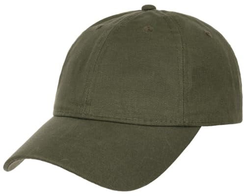 Lipodo Waxed Cotton Cap - Unisex - Basecap für alle Jahreszeiten - Wasserabweisend - Einheitsgröße Oliv One Size