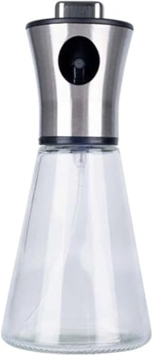 ANNURA Ölflasche, Küche Backöl Chef Motoröl Spray Leere Flasche Spender Kochwerkzeug Salat Grill Kochen Glas Ölsprüher (Farbe: 200 ml)