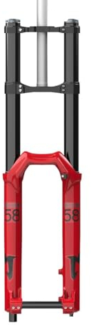 MARZOCCHI Unisex-Adult Fourche Bomber 58 27.5 Air 203 Grip LSC Rouge 20TAx110 déport 51mm 2024, Nero, One Size