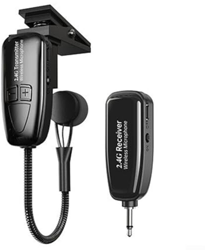 SPORTARC UHF - Micrófono transmisor receptor inalámbrico 2.4G para trompeta de saxofón, 30 metros