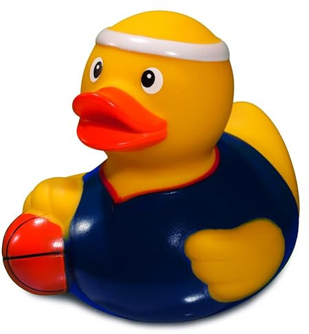 Basketballspieler - Sportente - Quietscheente - Badeente - ca. 8 cm gross