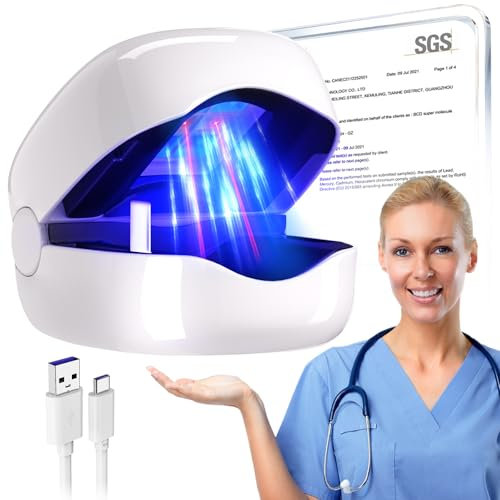 IUHFSIFS Top Upgrade Antifungal Laser【Upgrade 2*Infrared Light - Double Treatment】【Stronger Red Light 940nm - SGS Certified】 Laser Nail Fungus Treatment for Toenail Suitable for All Onychomycosis