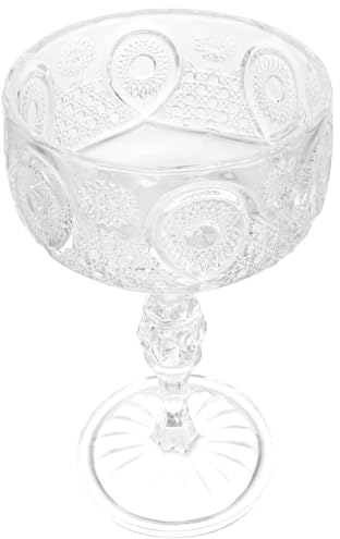 ABOOFAN Tasse À Dessert En Verre Avec Motifs En Élégante Tasse À Pudding Pour Café Thé Style Aléatoire