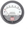 EXTRWORY Differential Druck Messgerät Barometer Analog Mikro Manometer Zeiger Luft Differenzdruckmesser Hochpräzises Analoges Barometer Manometer(0-60pa)